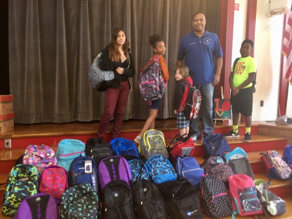 2017 Back Pack Donation Kashmere Elementary