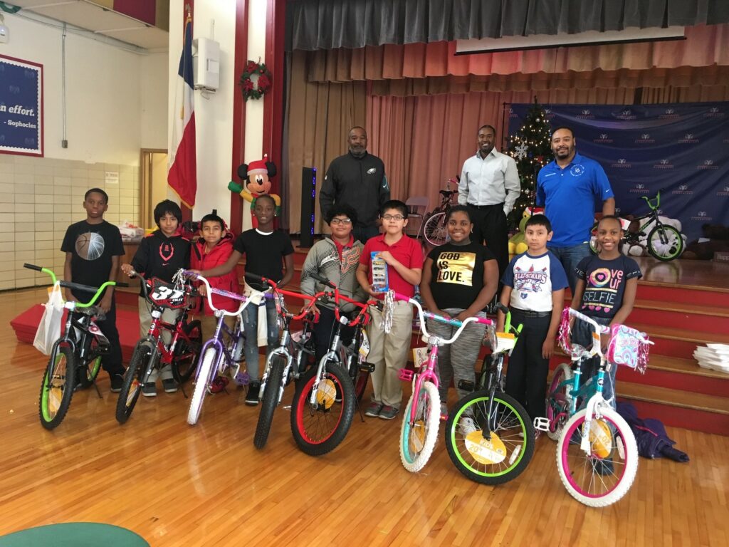Bike Donations Kashmere Elementary 2017