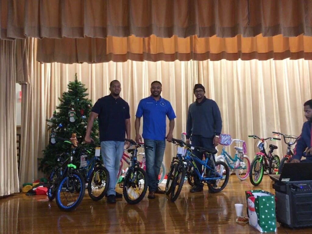 2018 Bike Donation kashmere Elementary (Bro. Kearney, WM Houston & Principal Collins)