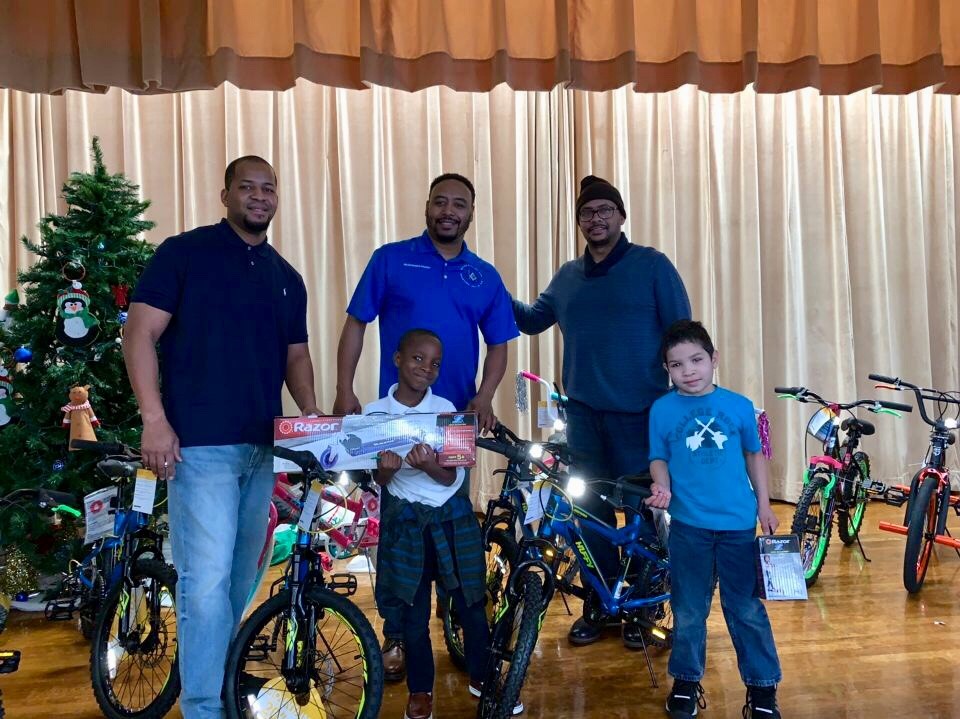 2018 Bike Donation Kashmere Elementary (Bro. Kearney, WM Houston & Principal Collins)